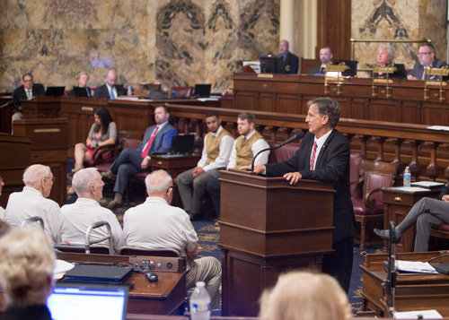 Gillen Honors 10 World War II Veterans in State House in Conjunction with 75th Anniversary of D-Day